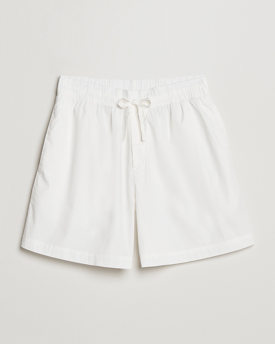 Herr |  | Tekla | Poplin Pyjama Shorts Alabaster White