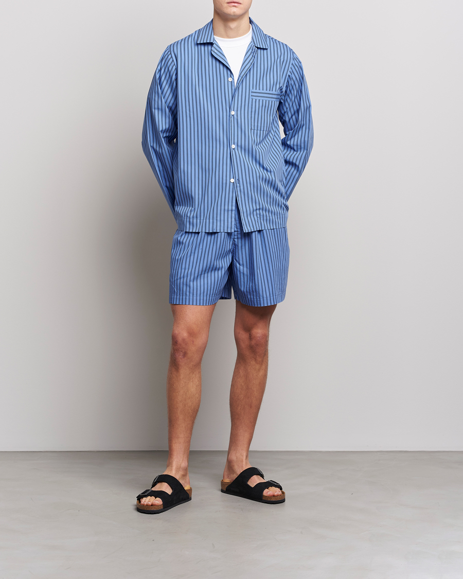 Herr | Pyjamas & Morgonrockar | Tekla | Poplin Pyjama Shorts Boro Stripes