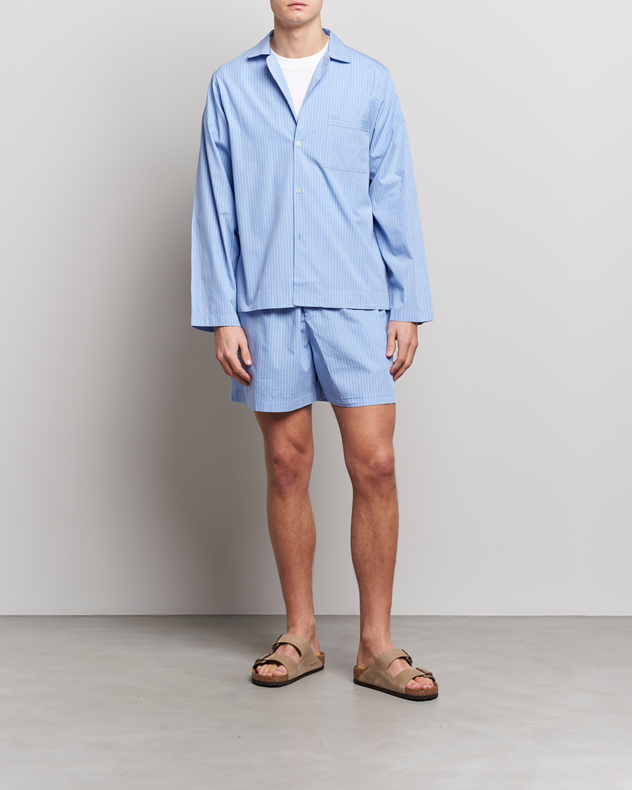 Herr | Pyjamas & Morgonrockar | Tekla | Poplin Pyjama Shorts Pin Stripes