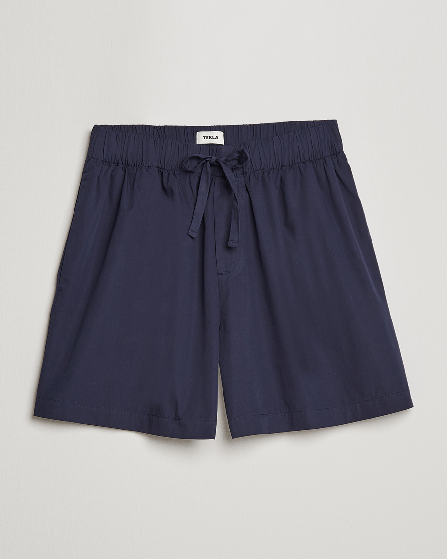 Herr | Pyjamas & Morgonrockar | Tekla | Poplin Pyjama Shorts True Navy