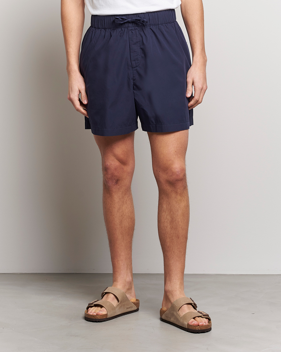 Herr |  | Tekla | Poplin Pyjama Shorts True Navy