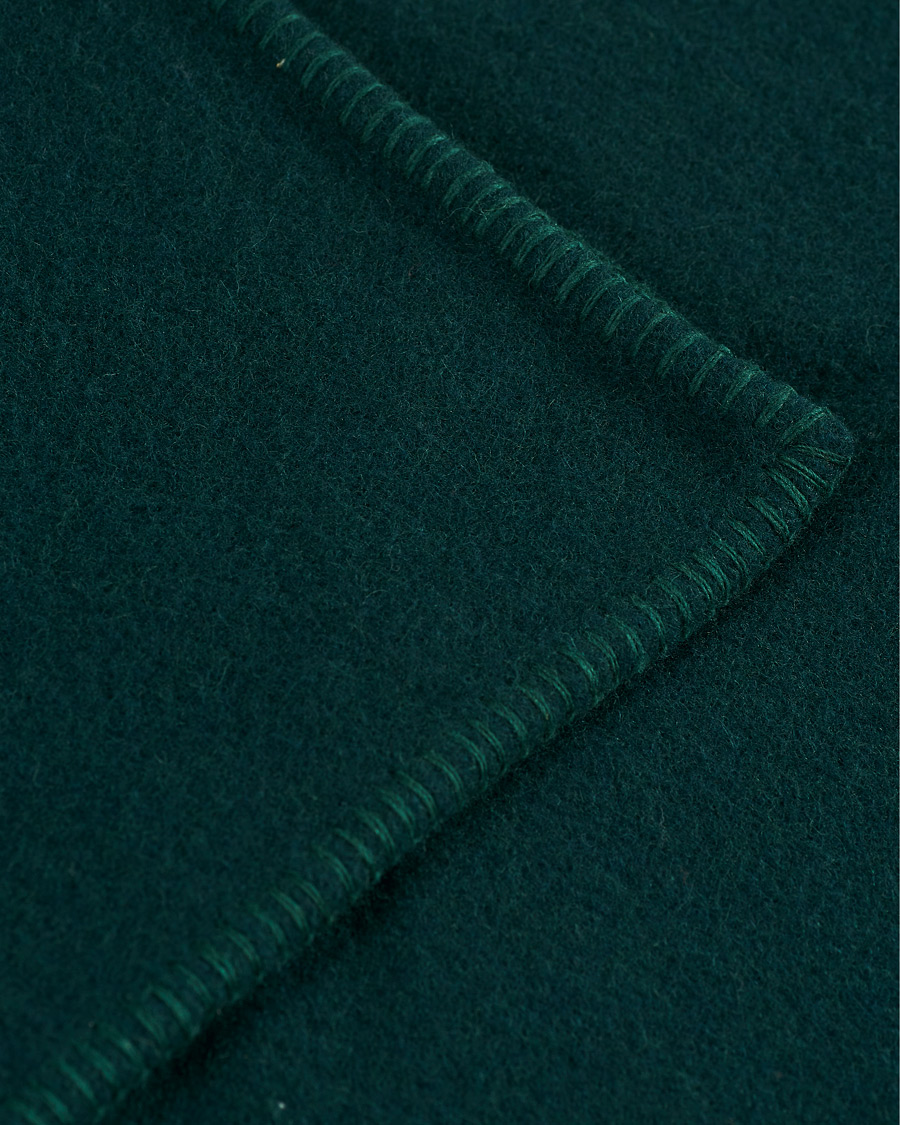 Herr | Tekla Pure New Wool Blanket Dark Green | Tekla | Pure New Wool Blanket Dark Green
