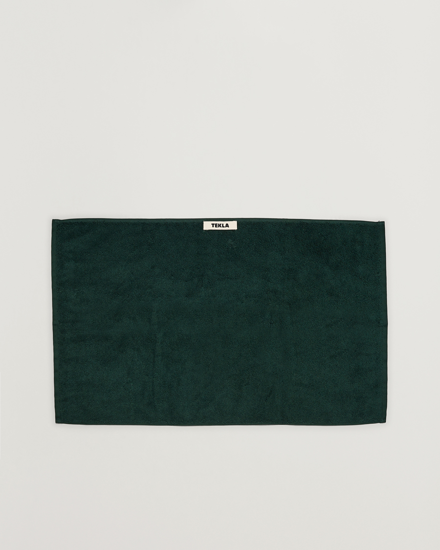 Herr | Textilier | Tekla | Organic Terry Hand Towel Forest Green