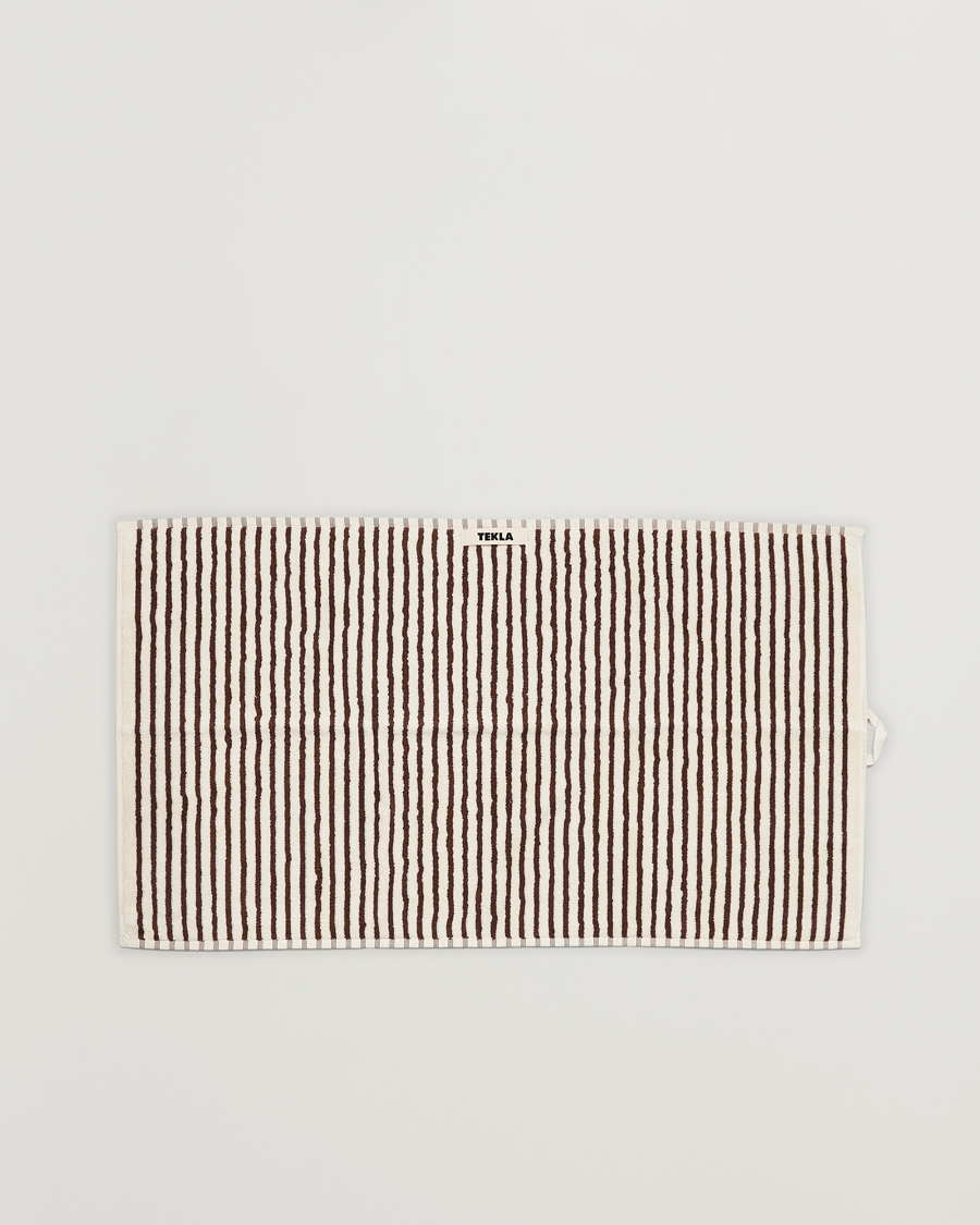 Herr | Textilier | Tekla | Organic Terry Hand Towel Kodiak Stripes