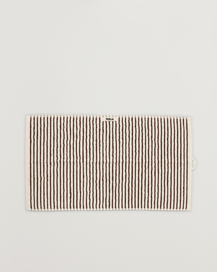 Herr | Handdukar | Tekla | Organic Terry Hand Towel Kodiak Stripes