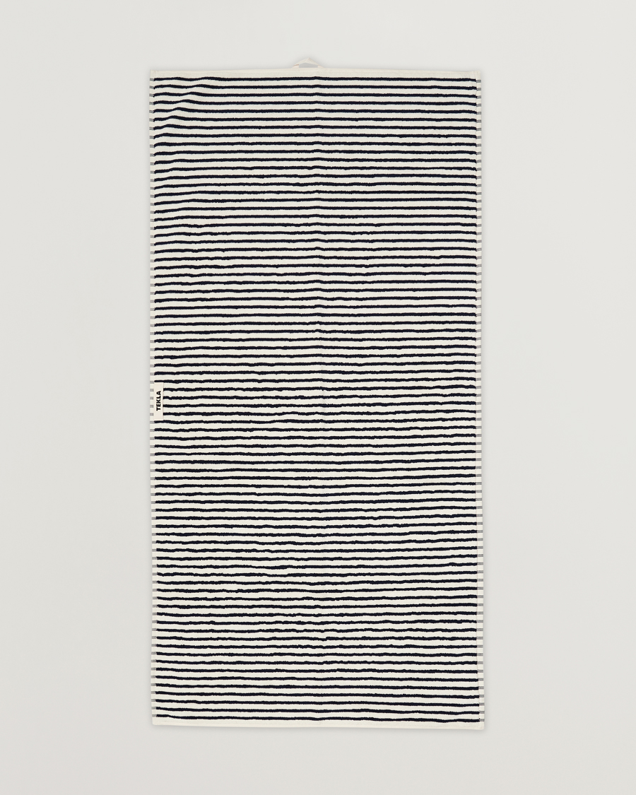 Herr | Textilier | Tekla | TeklaOrganic Terry Bath TowelSailor Stripes