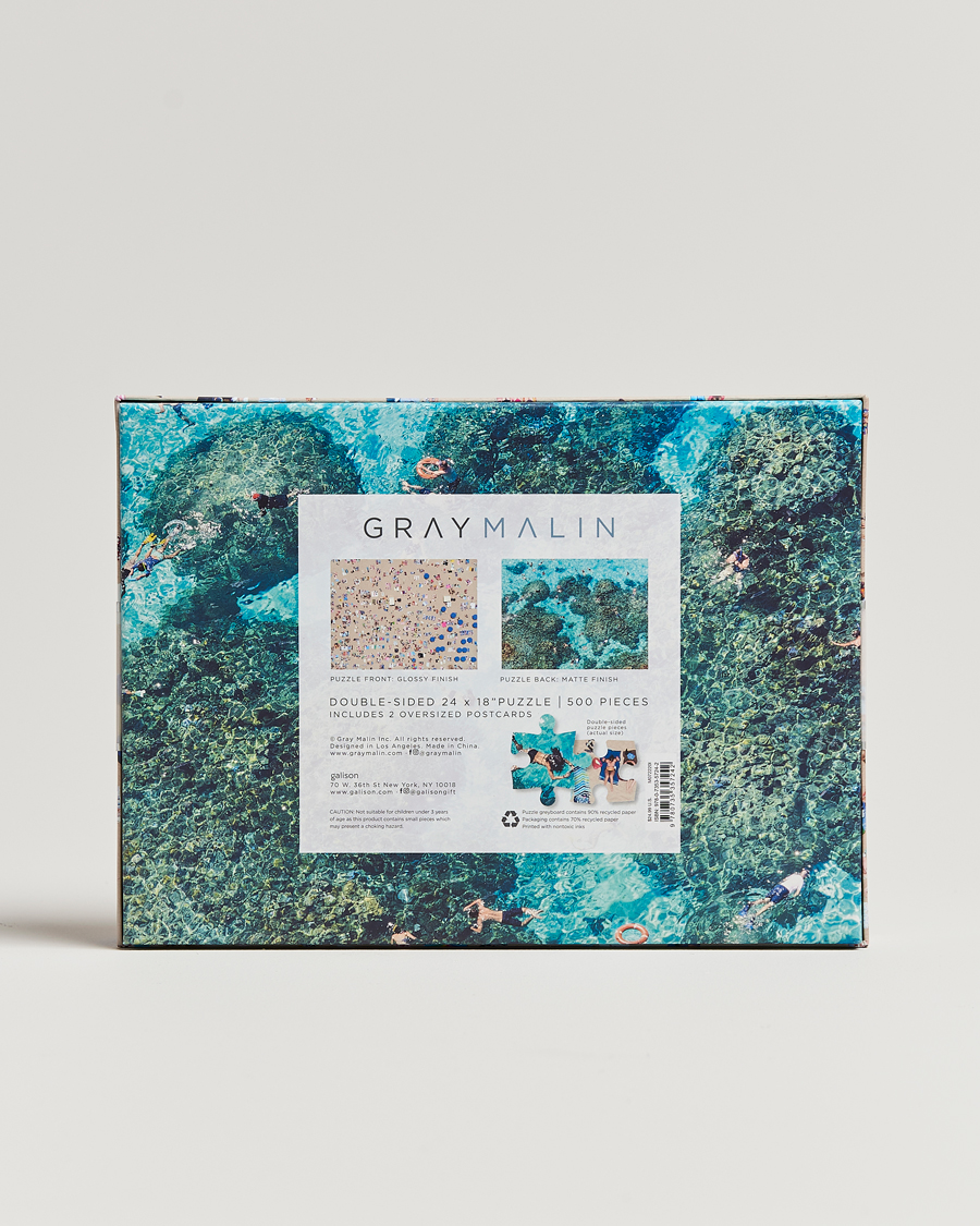 Herr | Spel & fritid | New Mags | Gray Malin-The Beach Two-sided 500 Pieces Puzzle