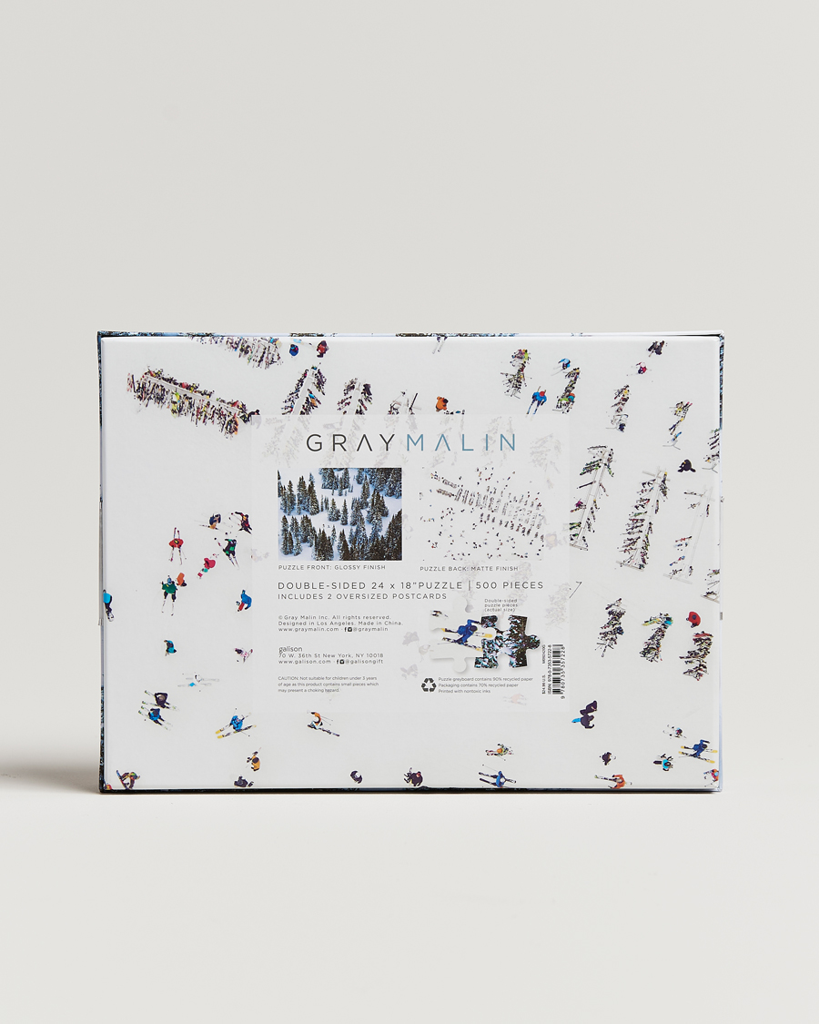 Herr | Spel & fritid | New Mags | Gray Malin-The Snow Two-sided 500 Pieces Puzzle