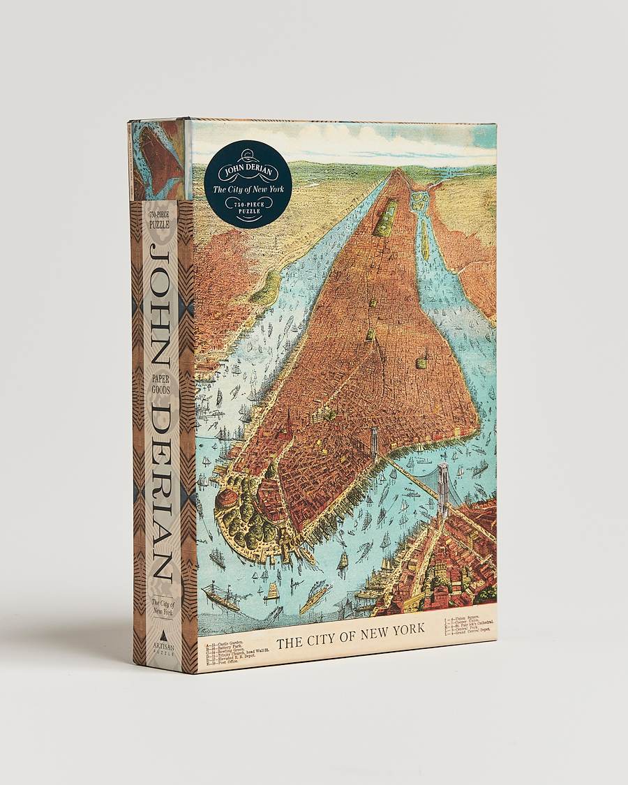 Herr | Spel & fritid | New Mags | John Derian-The City of New York 750 Pieces Puzzle
