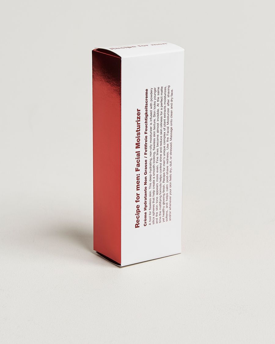 Herr | Hudvård | Recipe for men | Facial Moisturizer 75ml
