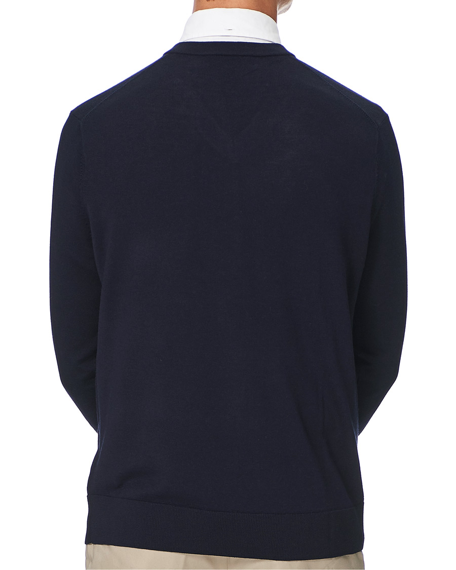 Herr | Tröjor | Brooks Brothers | Washable Merino Wool V-Neck Navy