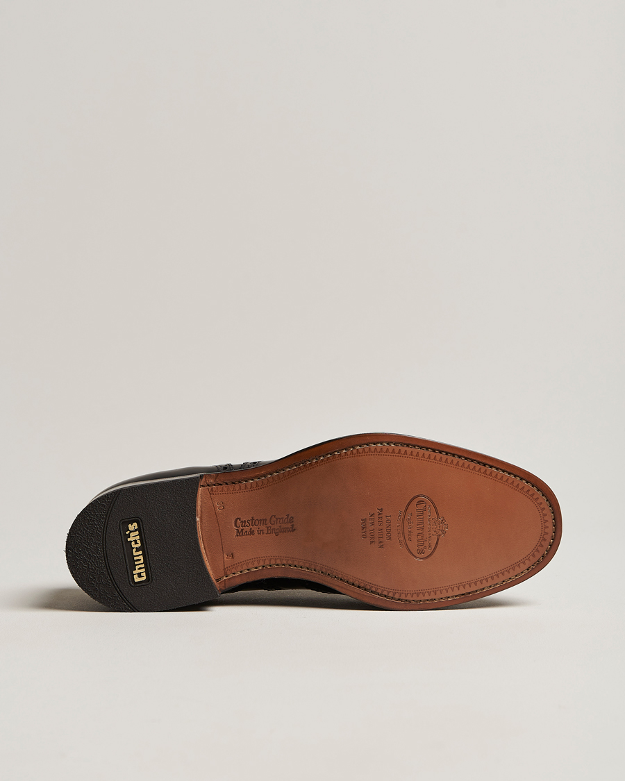 Herr | Church's Burwood Polished Binder Brogue Black | Church's | Burwood Polished Binder Brogue Black
