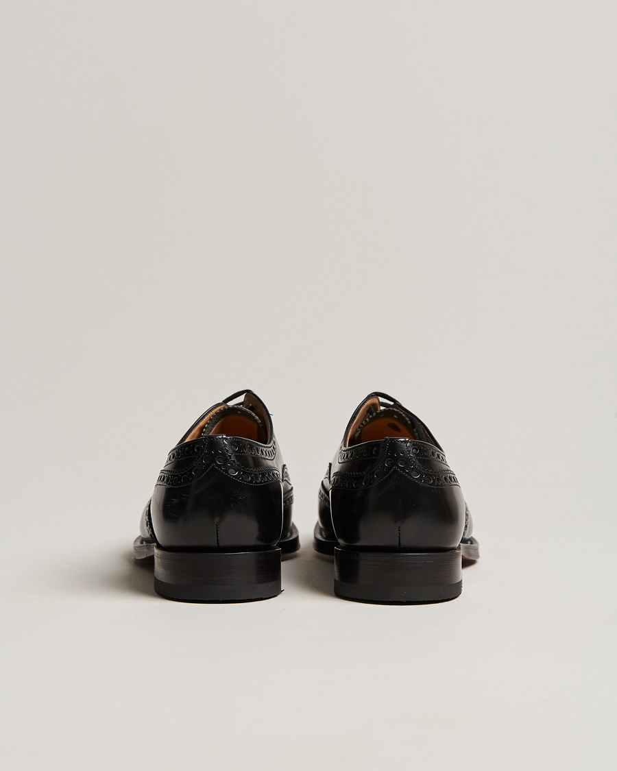 Herr | Church's Burwood Polished Binder Brogue Black | Church's | Burwood Polished Binder Brogue Black