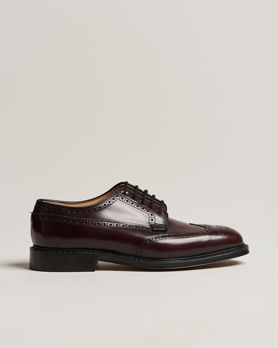 Herr | Brogues | Church's | Grafton Polished Binder Brogue Burgundy