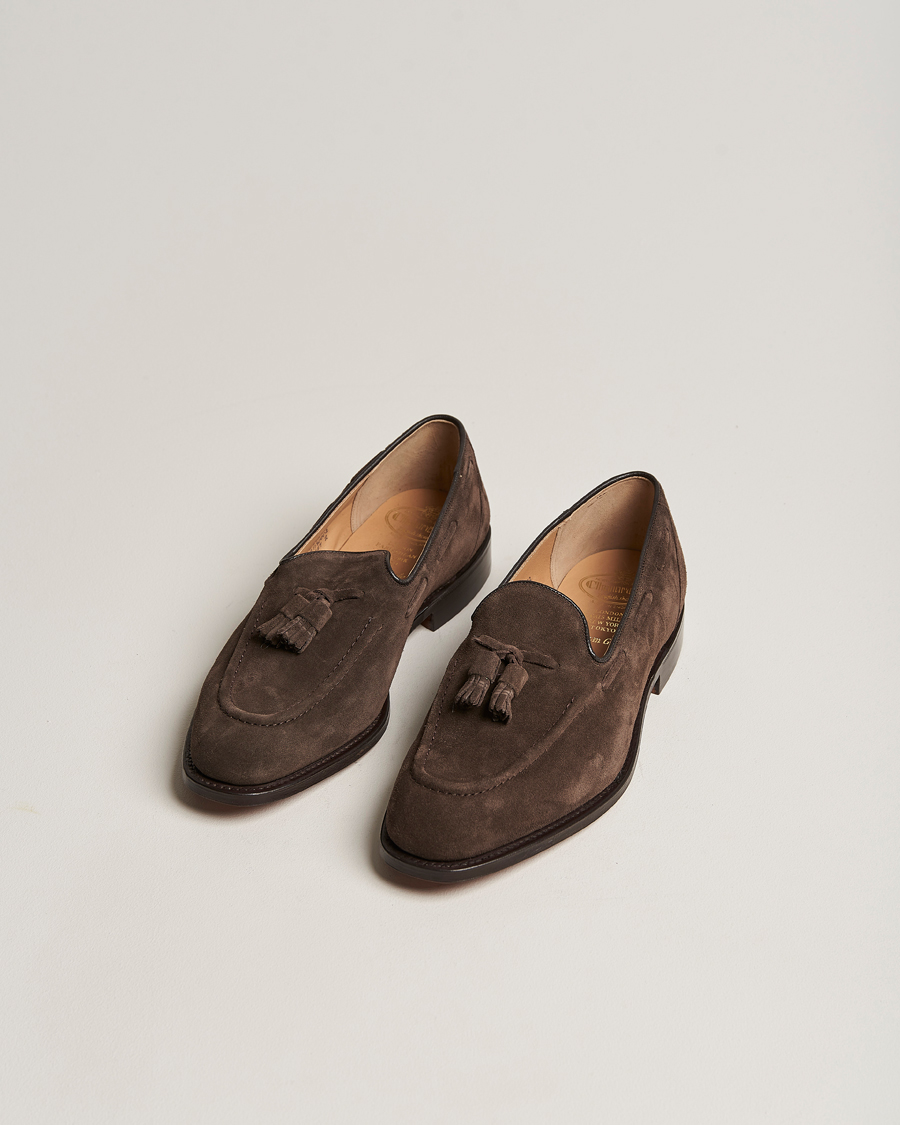 Herr | Loafers | Church's | Kingsley Suede Tassel Loafer Brown