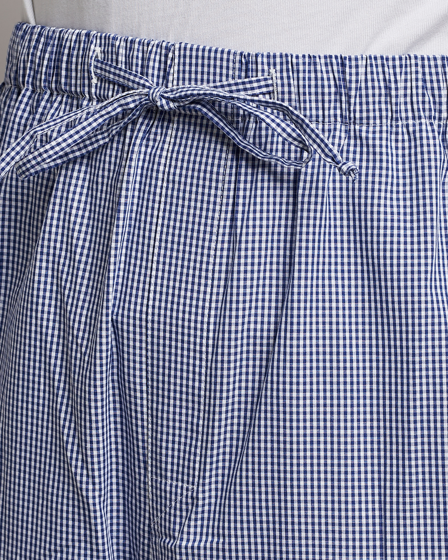 Herr | Pyjamas & Morgonrockar | Nufferton | Alf Checked Pyjama Set Blue/White
