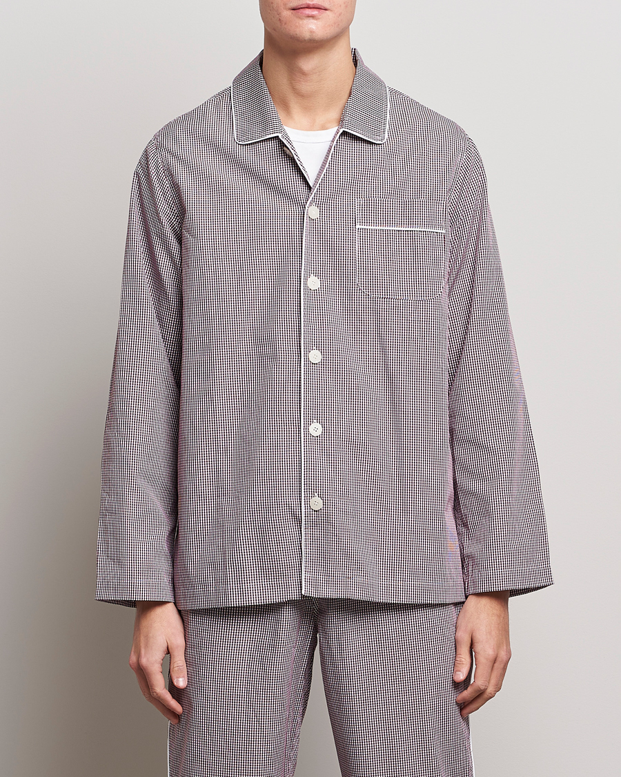Herr | Loungewear | Nufferton | Alf Checked Pyjama Set Brown/White