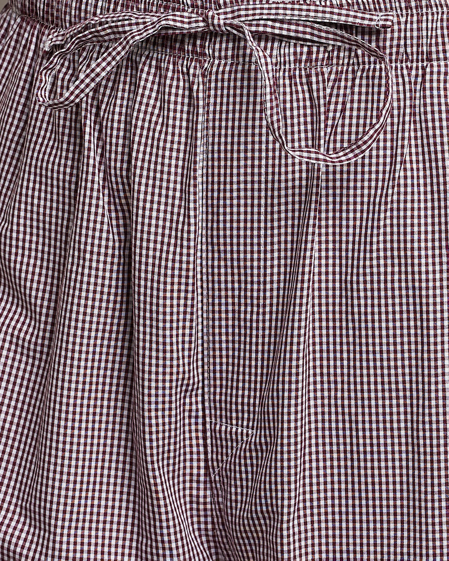 Herr | Pyjamas & Morgonrockar | Nufferton | Alf Checked Pyjama Set Brown/White