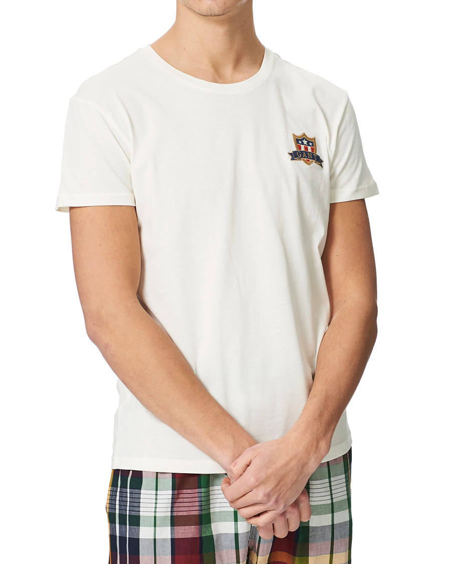 Herr | Pyjamas & Morgonrockar | GANT | Tartan Flannel Pyjama Set Evening Blue