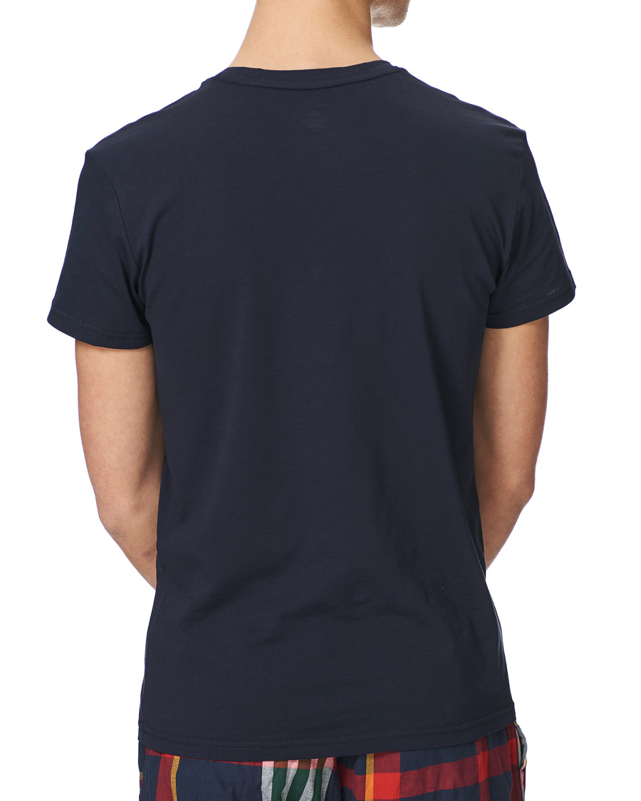 Herr | Pyjamas & Morgonrockar | GANT | Tartan Flannel T-shirt Pyjama Set Evening Blue