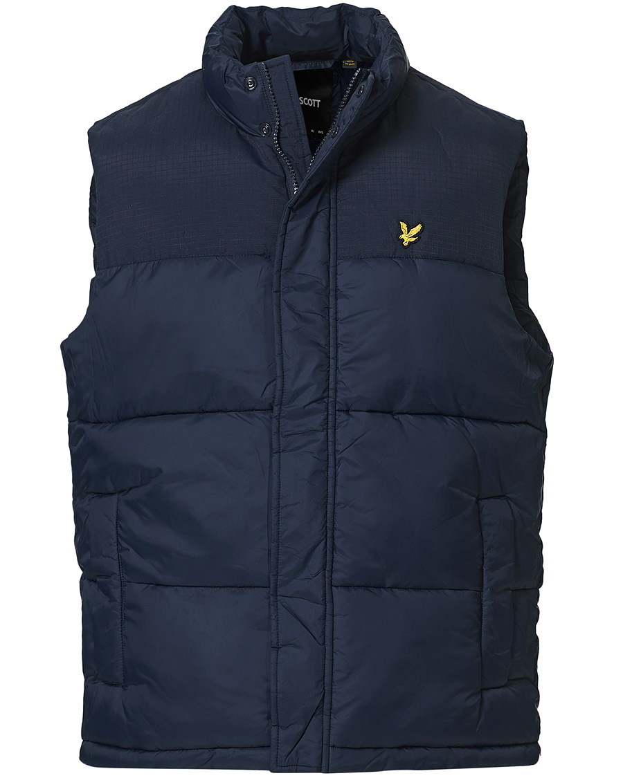 Herr | Jackor | Lyle & Scott | Wadded Gilet Vest Dark Navy