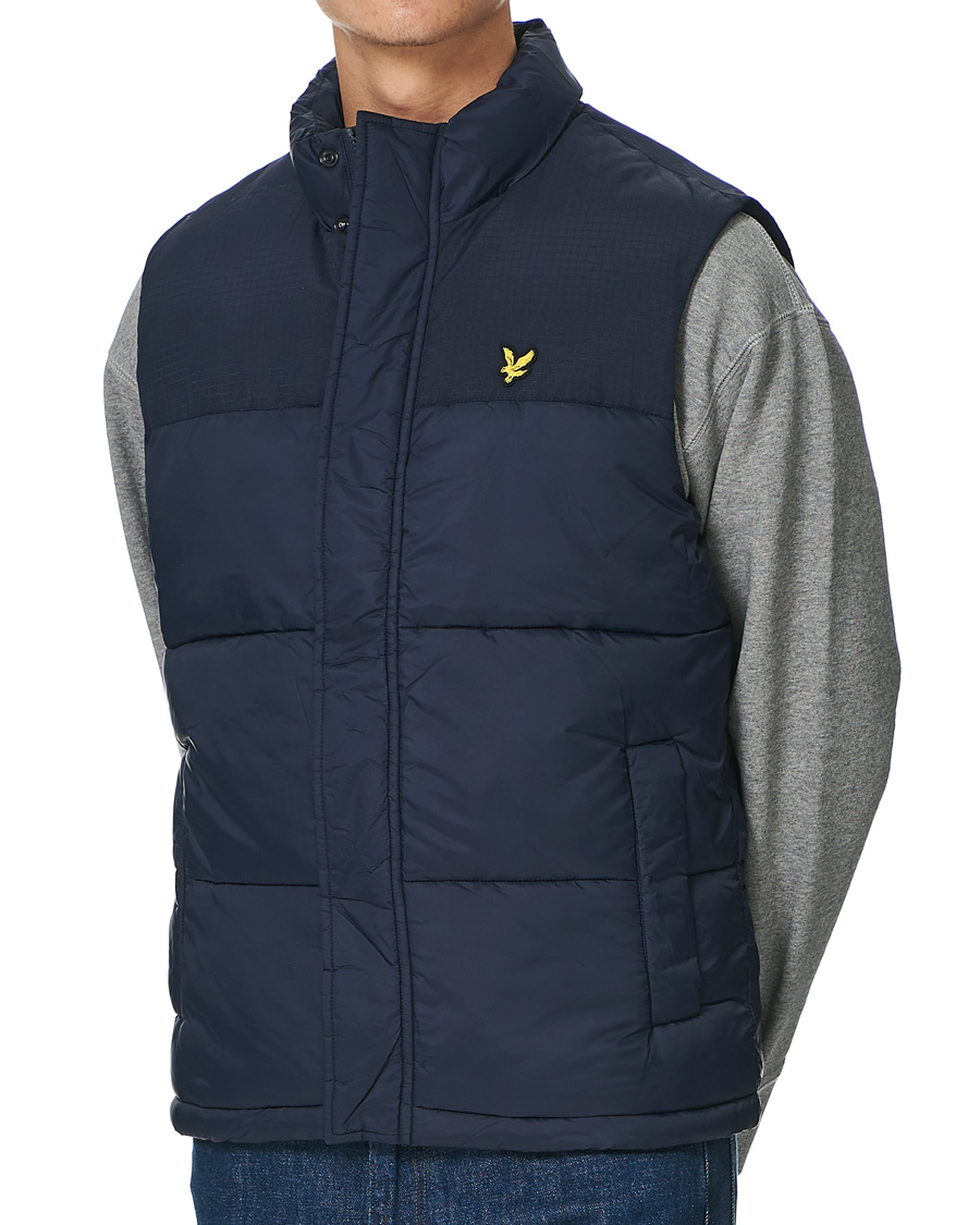 Herr | Jackor | Lyle & Scott | Wadded Gilet Vest Dark Navy