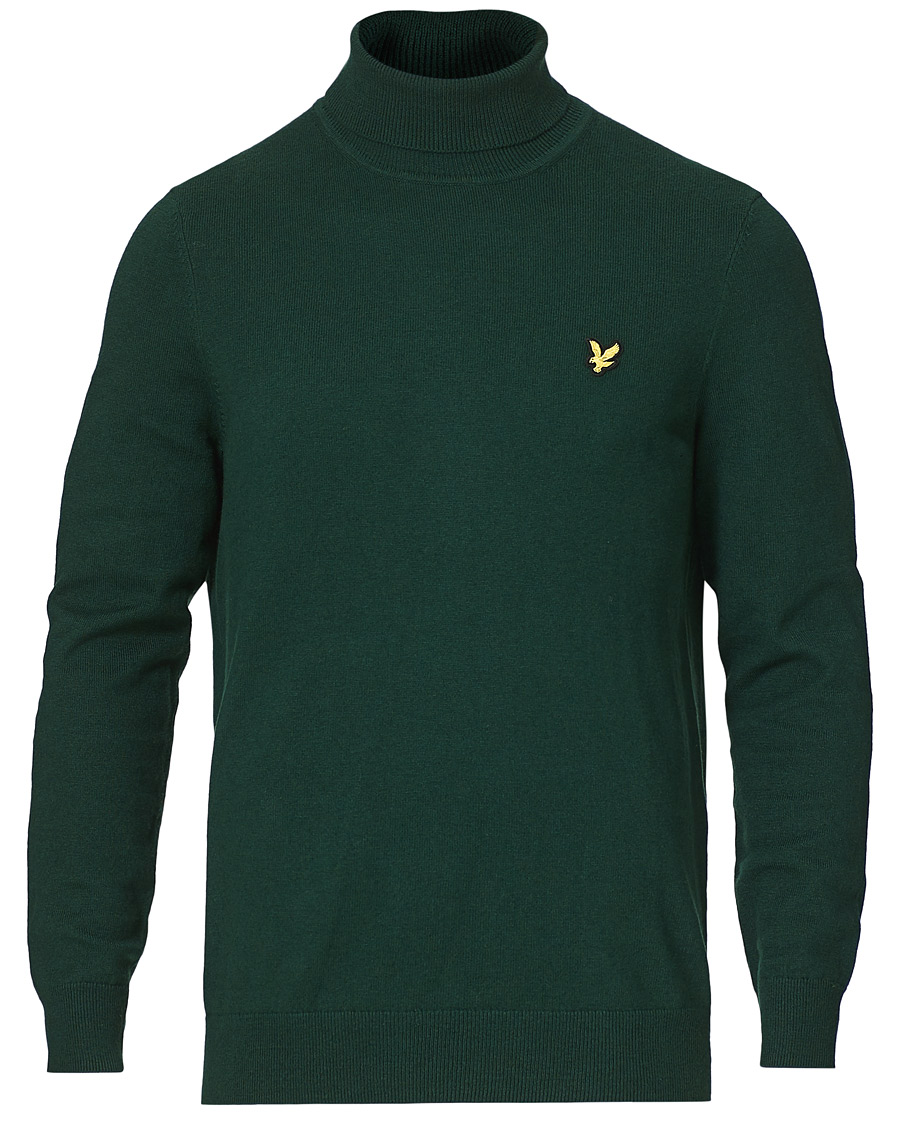 Herr | Tröjor | Lyle & Scott | Rollneck Dark Green