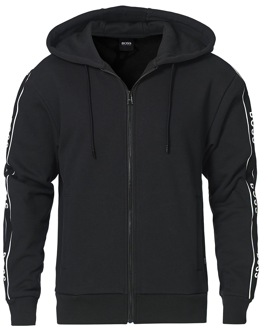 Herr | Tröjor | BOSS BLACK | BOSS Seeger Unwrapped Full Zip Hoodie Black