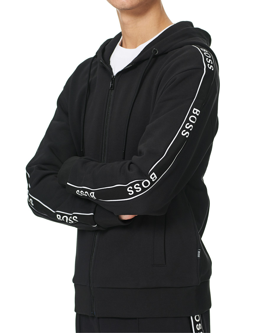 Herr | Tröjor | BOSS BLACK | BOSS Seeger Unwrapped Full Zip Hoodie Black