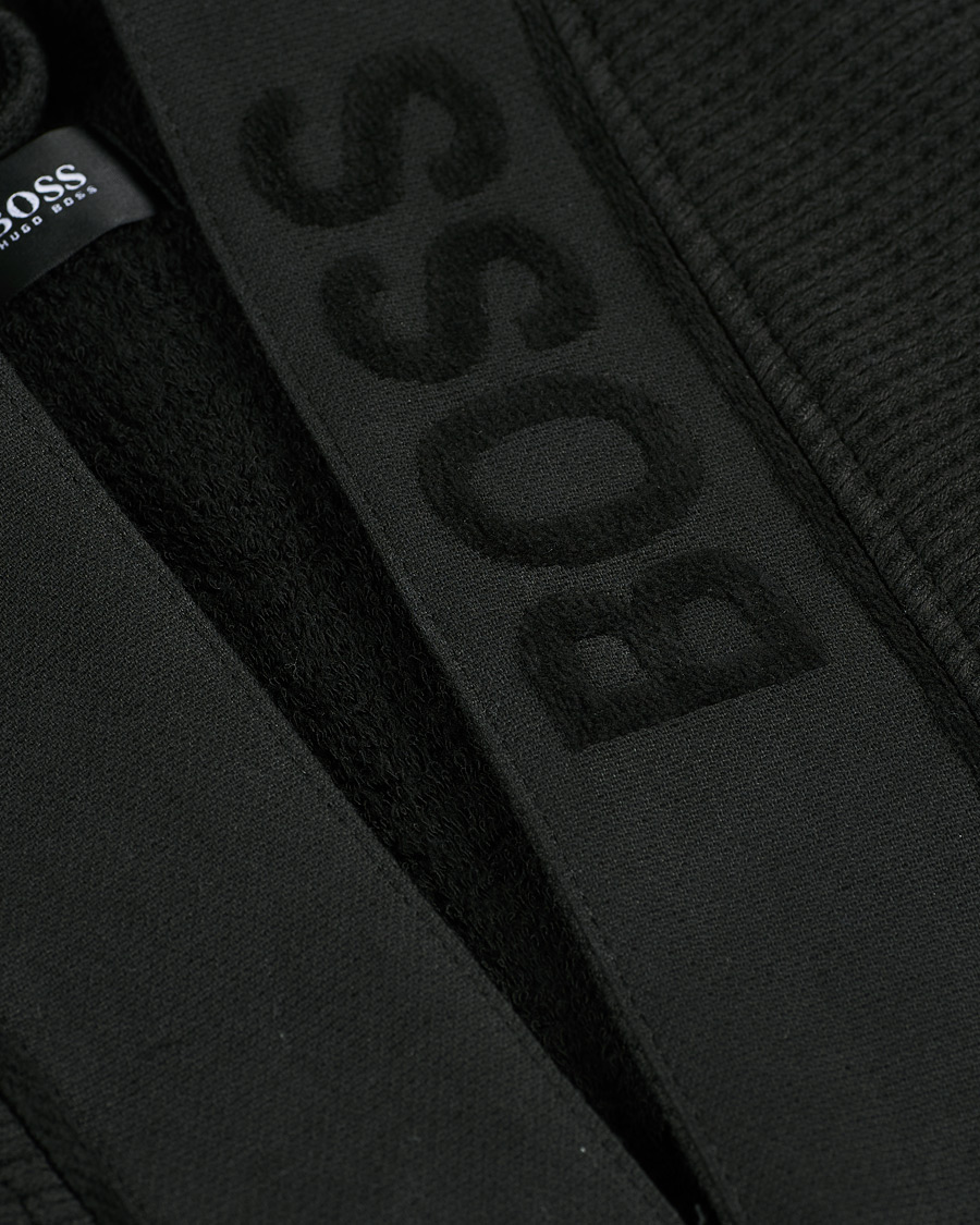 Herr | Pyjamas & Morgonrockar | BOSS BLACK | BOSS Waffle Kimono Black