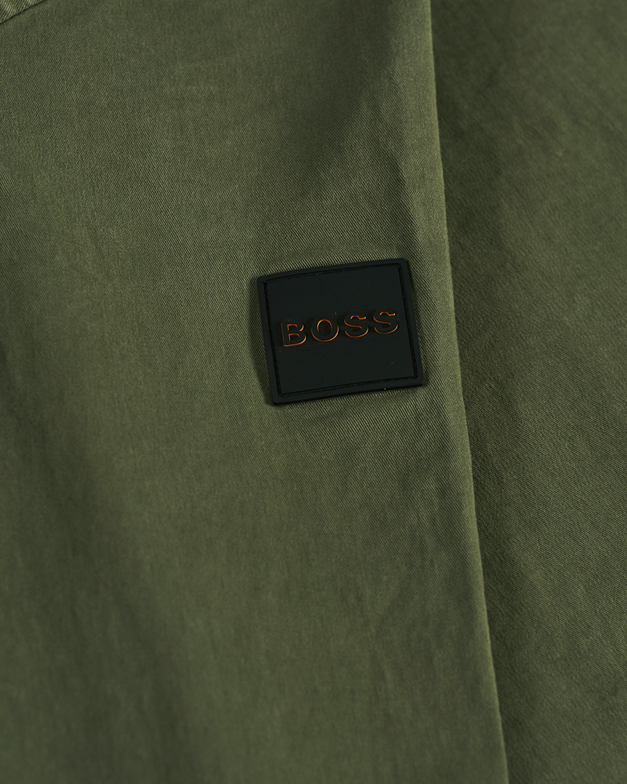 Herr | Skjortor | BOSS ORANGE | BOSS Casual Leasy Pocket Overshirt Open Green
