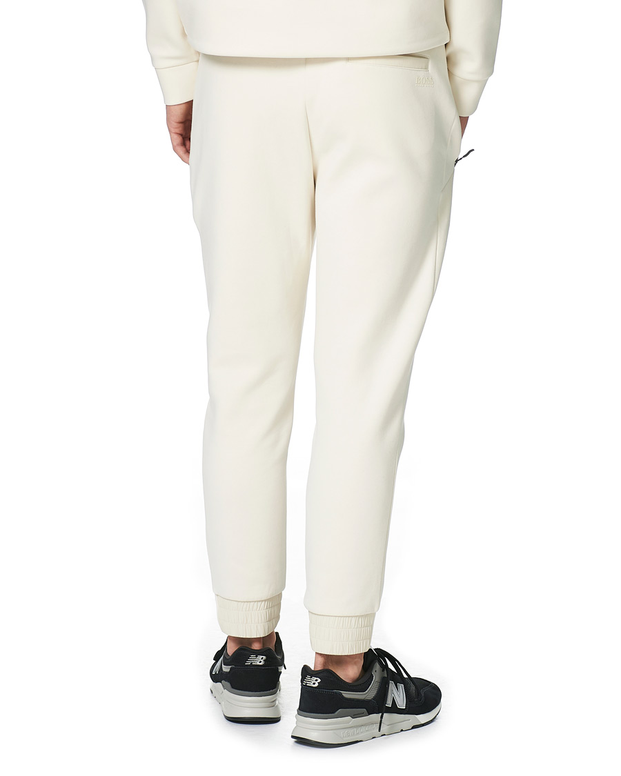 Herr | Byxor | BOSS GREEN | BOSS Athleisure Helwyn Sweatpants Open White