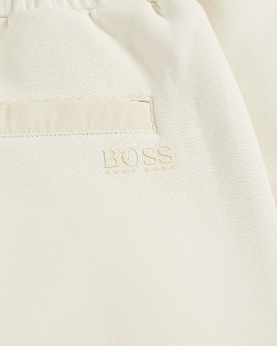 Herr | Byxor | BOSS GREEN | BOSS Athleisure Helwyn Sweatpants Open White