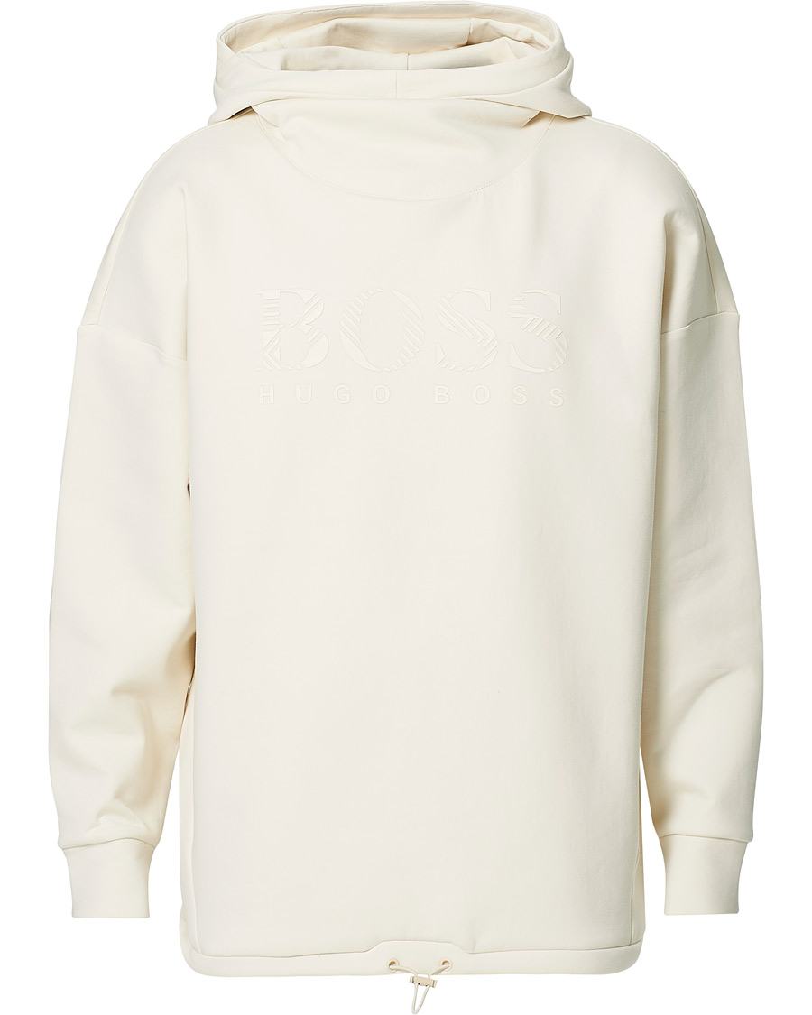 Herr | Tröjor | BOSS GREEN | BOSS Athleisure Soody Iconic Logo Hoodie Open White