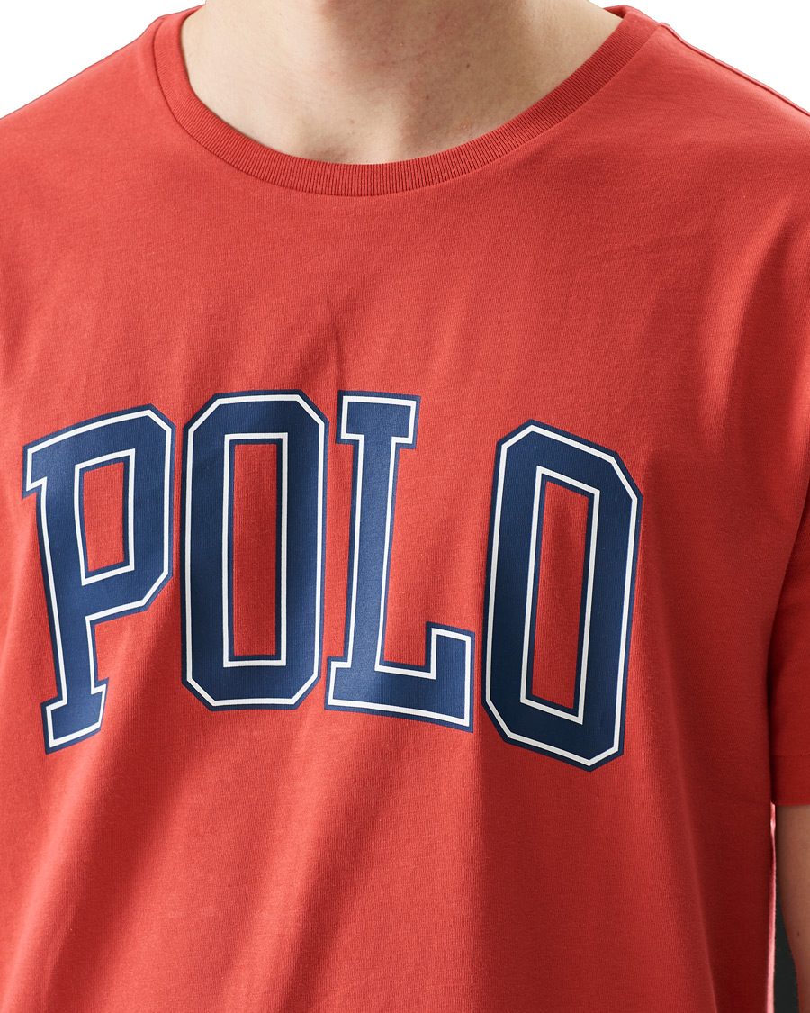 Herr | T-Shirts | Polo Ralph Lauren | Logo Crew Neck Tee Starboard Red