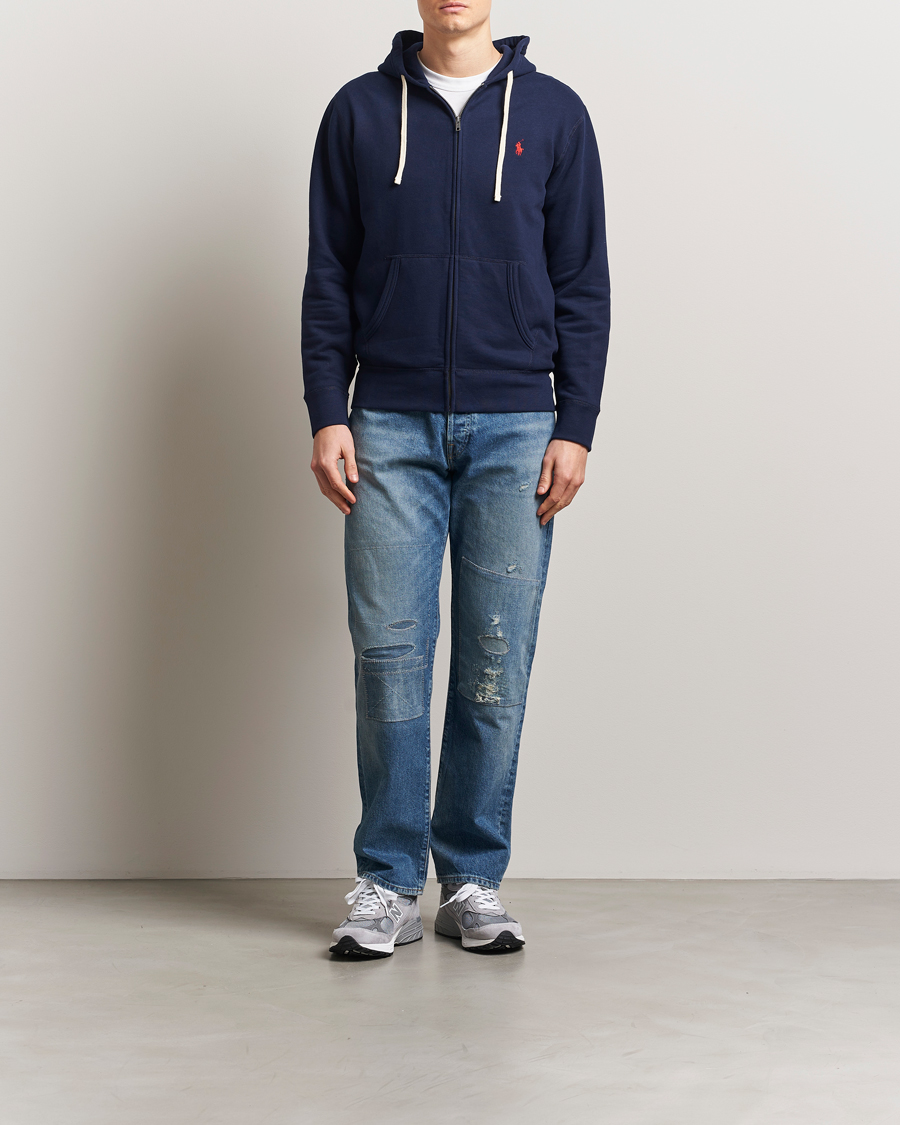 Herr | Tröjor | Polo Ralph Lauren | Fleece Full Zip Hoodie Cruise Navy