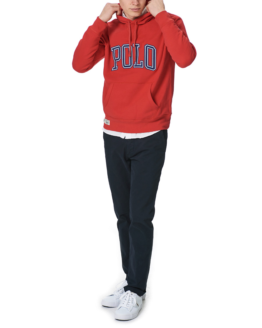 Herr | Tröjor | Polo Ralph Lauren | Logo Hoodie Starboard Red