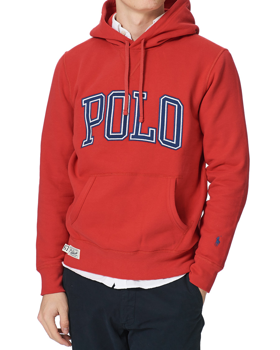 Herr | Tröjor | Polo Ralph Lauren | Logo Hoodie Starboard Red