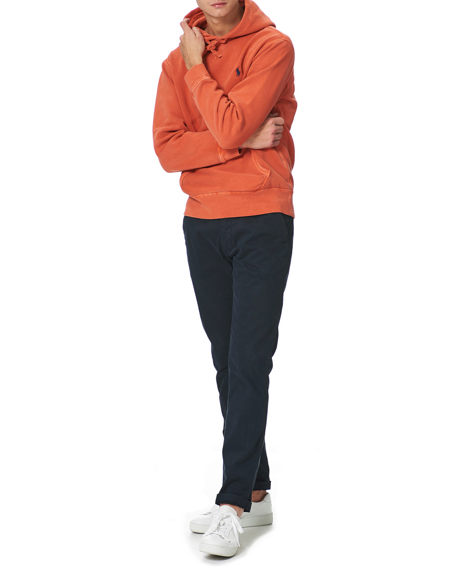 Herr | Tröjor | Polo Ralph Lauren | Garment Dyed Fleece Hoodie College Orange