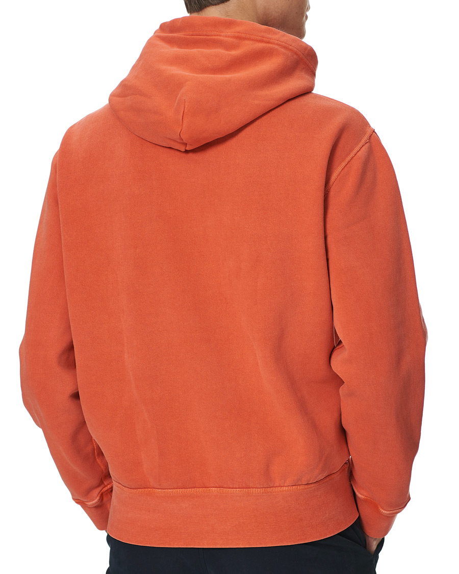 Herr | Tröjor | Polo Ralph Lauren | Garment Dyed Fleece Hoodie College Orange