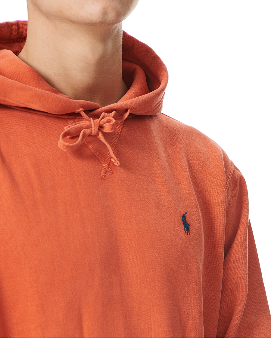 Herr | Tröjor | Polo Ralph Lauren | Garment Dyed Fleece Hoodie College Orange