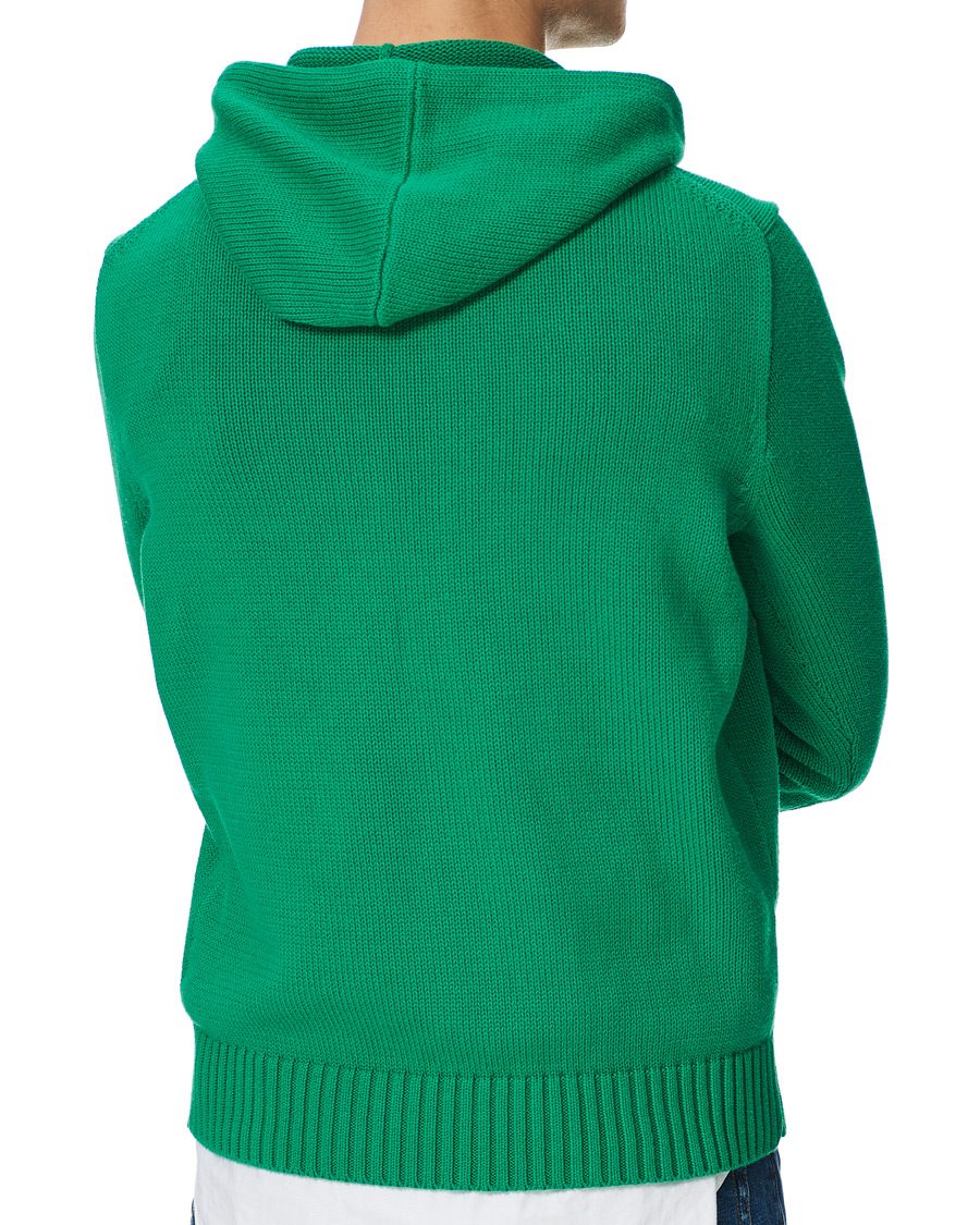 Herr | Tröjor | Polo Ralph Lauren | Knitted Ivy Bear Hoodie Cruise Green