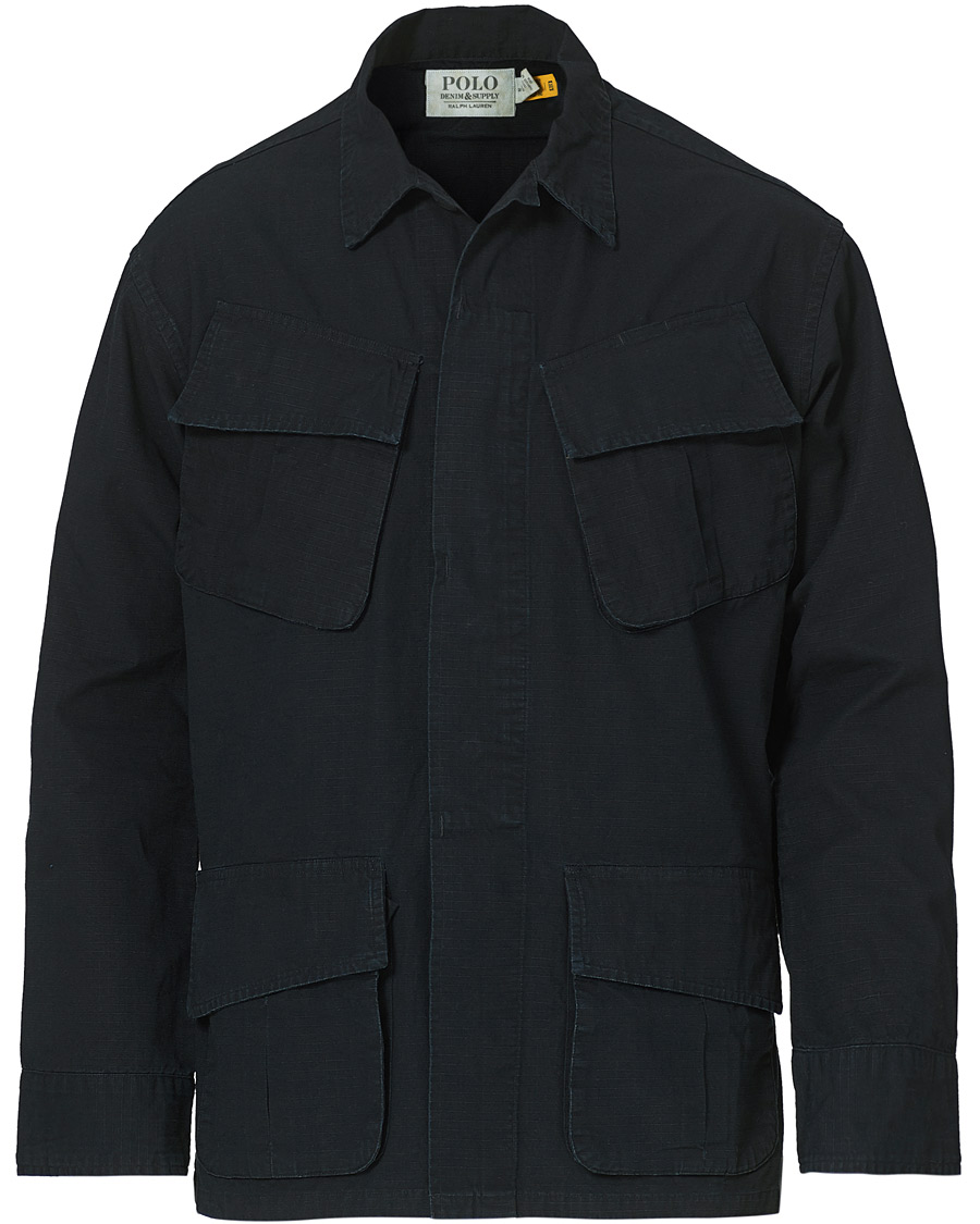 Herr | Skjortor | Polo Ralph Lauren | Military Ripstop Overshirt Polo Black