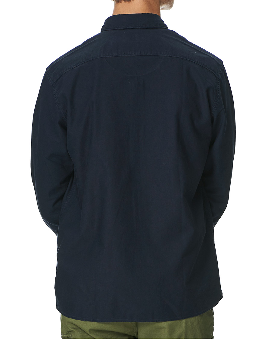 Herr | Skjortor | Polo Ralph Lauren | Garment Dyed Oxford Full-Zip Overshirt RL Navy