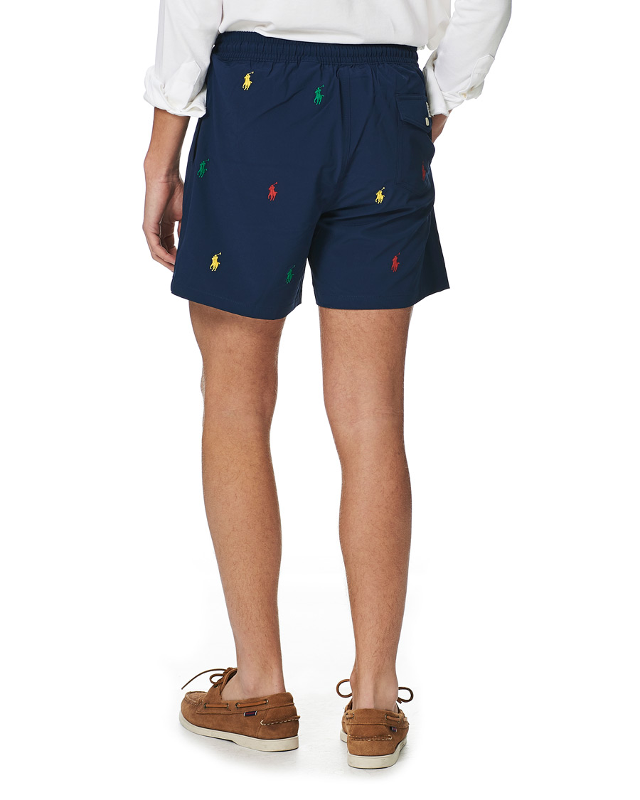Herr | Badbyxor | Polo Ralph Lauren | Traveller Printer Pony Swim Shorts Newport Navy