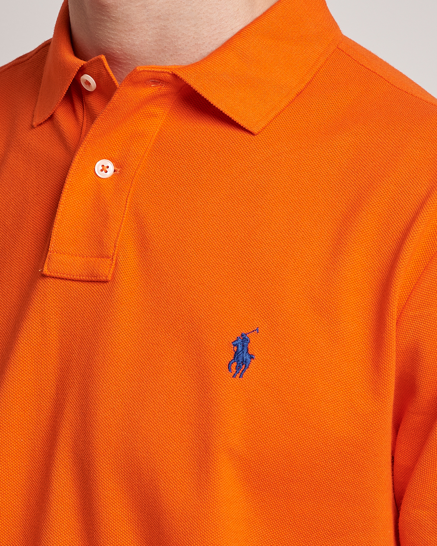 Herr | Pikéer | Polo Ralph Lauren | Custom Slim Fit Polo Sailing Orange