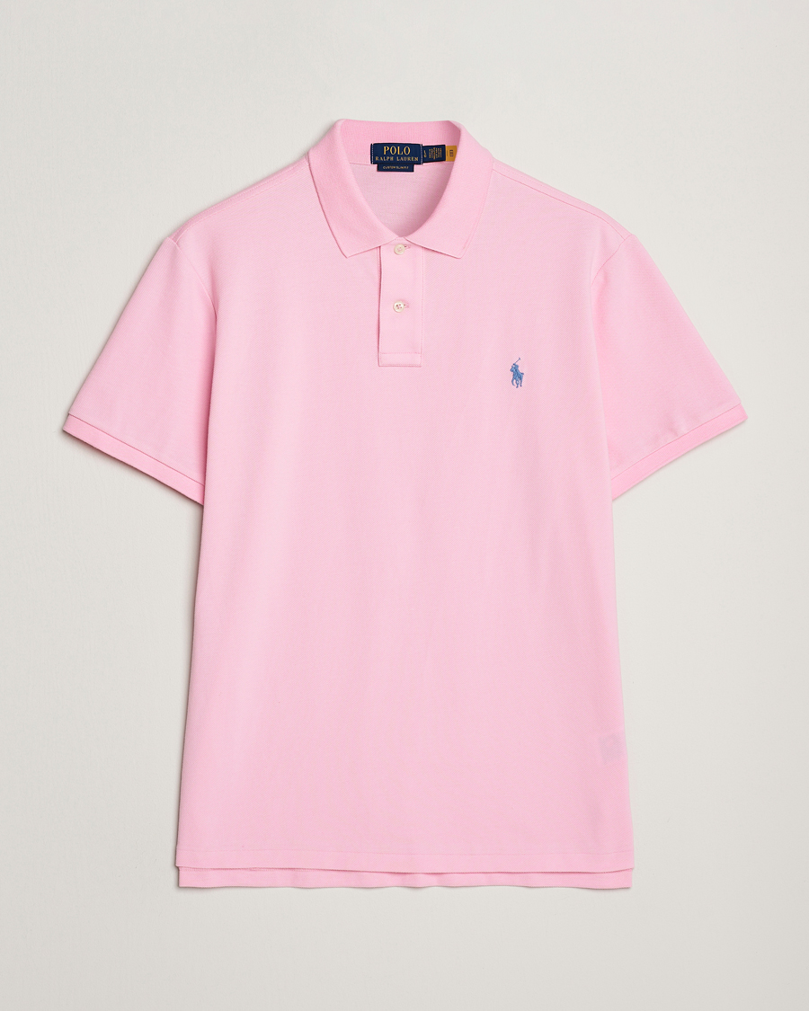 Herr | Pikéer | Polo Ralph Lauren | Custom Slim Fit Polo Carmel Pink