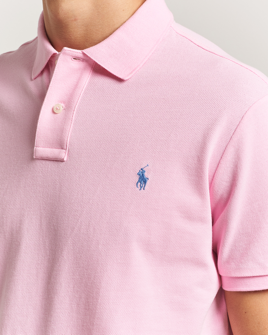 Herr | Pikéer | Polo Ralph Lauren | Custom Slim Fit Polo Carmel Pink