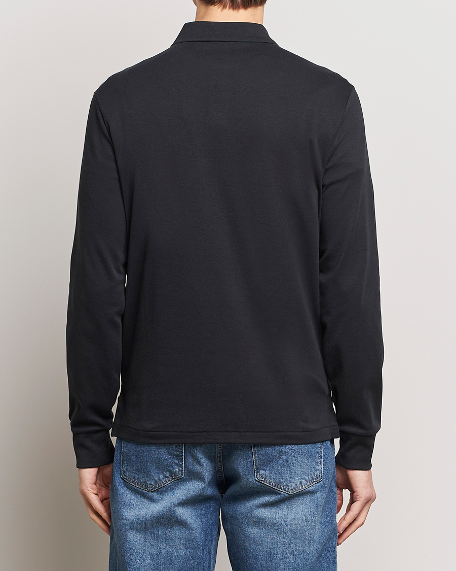 Herr | Tröjor | Polo Ralph Lauren | Luxury Pima Cotton Long Sleeve Polo Black