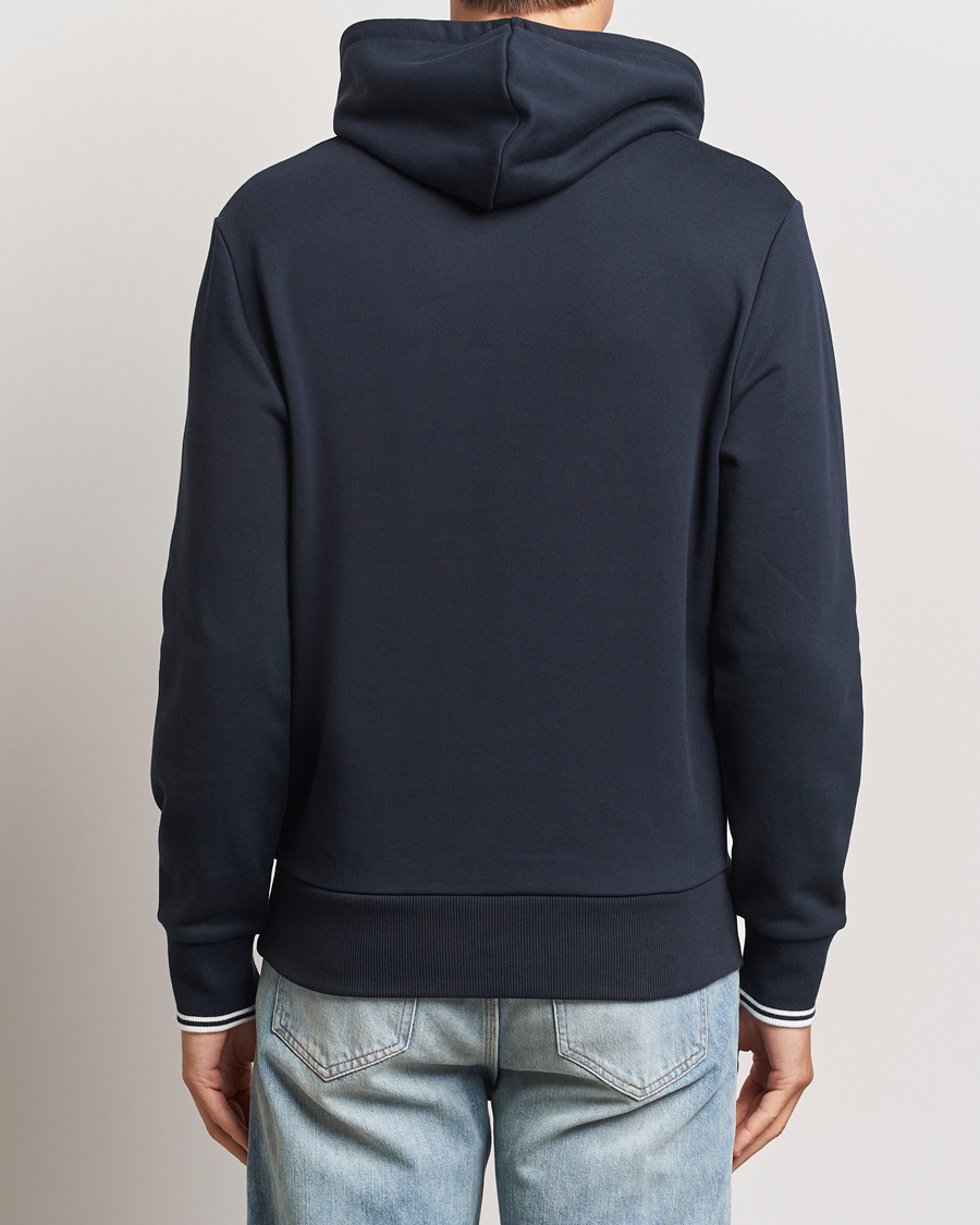 Herr | Tröjor | Fred Perry | Tipped Hoodie Navy